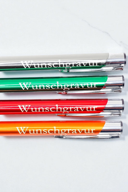 Kugelschreiber graviert personalisiert