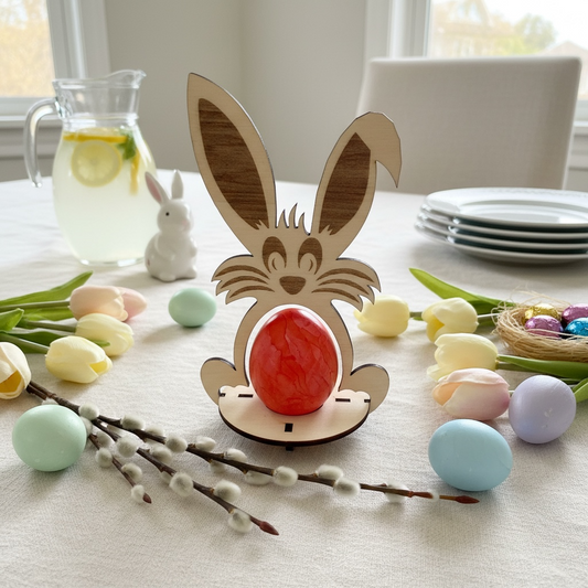 Osterdeko Hase aus Holz