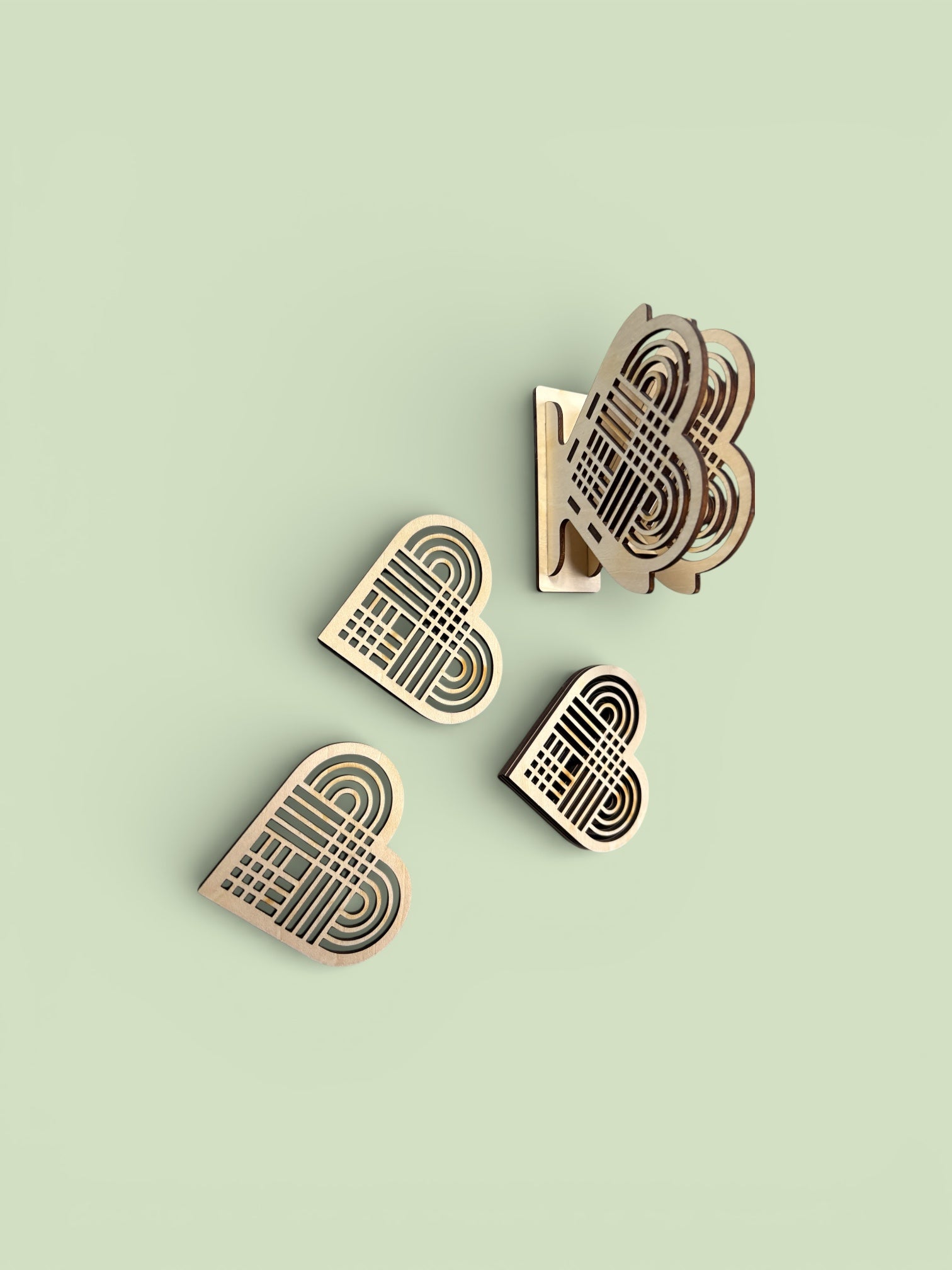 Untersetzer Set Holz
